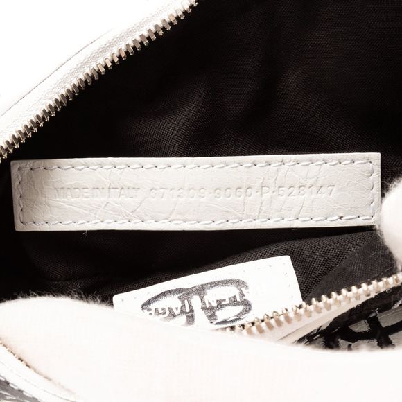 Balenciagaxs Le Cagole White Graffiti Calfskin N - Picture 10 of 10